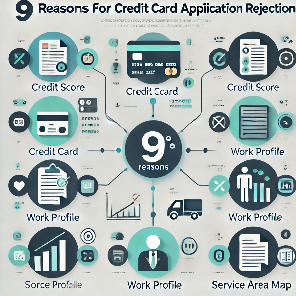 9 Reasons For Credit Card Application Rejection