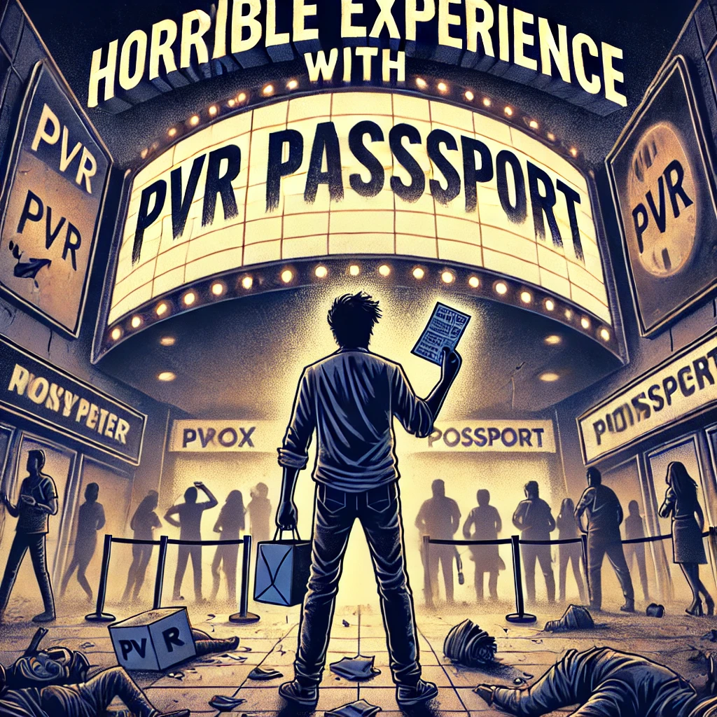 Horrible Experience with PVR Inox Passport
