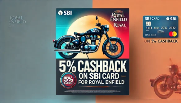 5% Cashback on SBI Card for Royal Enfield