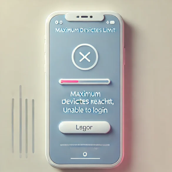 IndusMobile Maximum Devices Limit Reached, Unable to Login