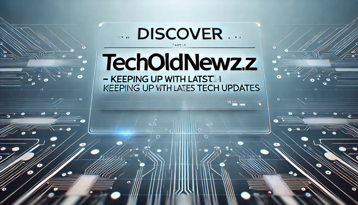 Discover Techoldnewz.in - Keeping Up With Latest Tech Updates