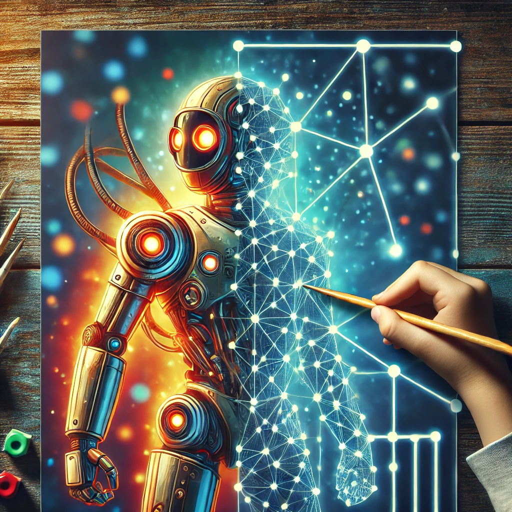 create image : Discover Robots Dot to Dot Nattapong: Mixture of Art and Robotics