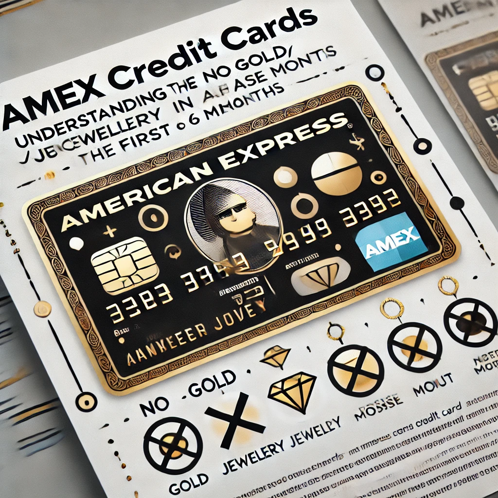 AMEX Credit Cards: Understanding the No Gold/Jewellery Purchase Rule in the First 6 Months