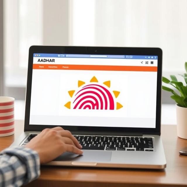 Log in to Aadhar Website