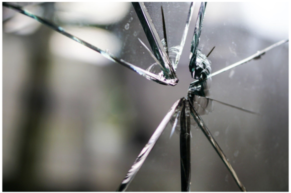 Broken window