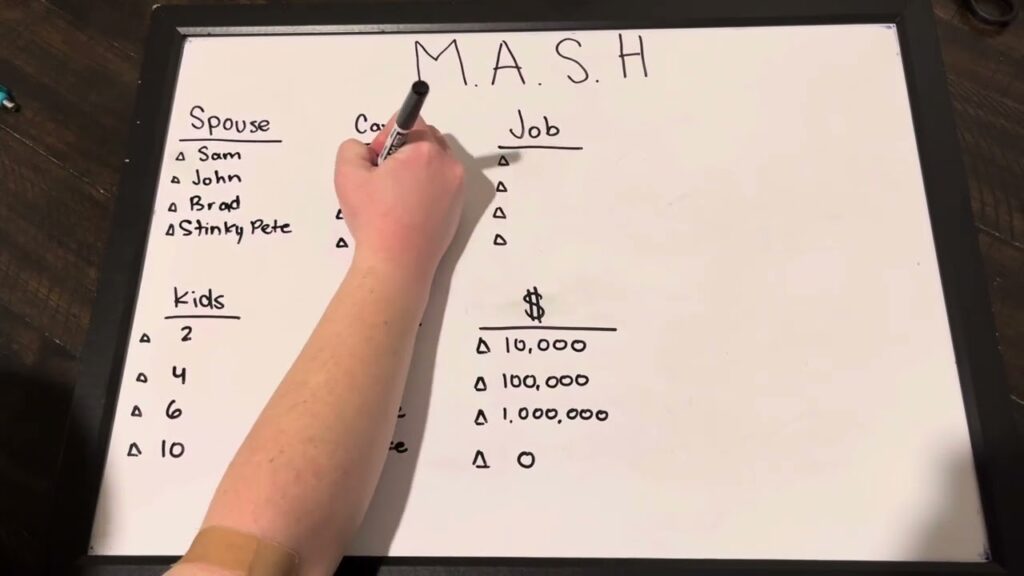How to Play MASH